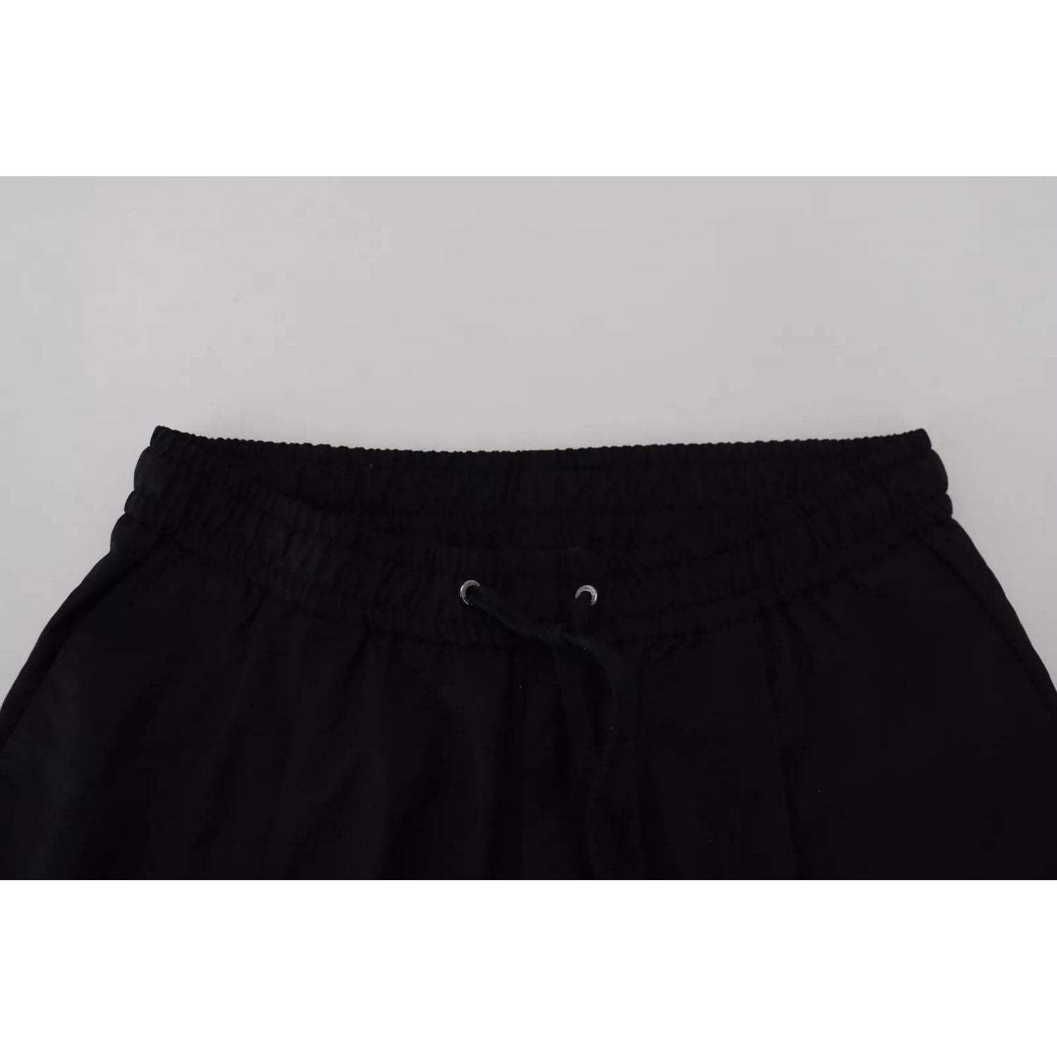 Dolce & Gabbana Black Jogger Wool Jogging Trouser