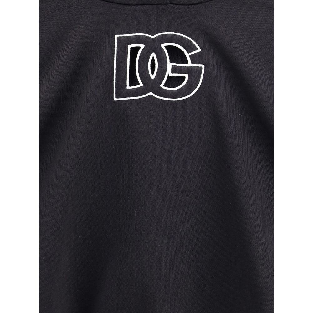 Dolce & Gabbana Black Cotton Sweatshirt