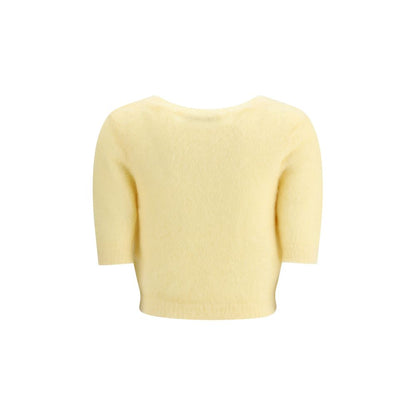 Alessandra Rich Bicolor Mohair Sweatshirt