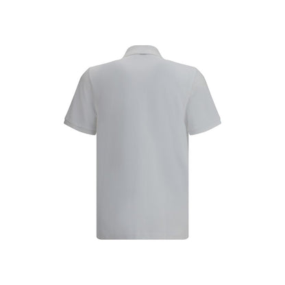 Moose Knuckles White Cotton Polo Shirt