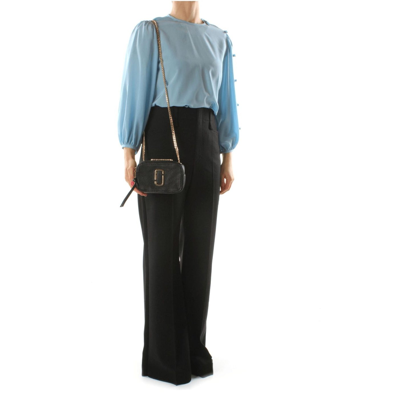 Marc Jacobs Black Leather Crossbody Bag