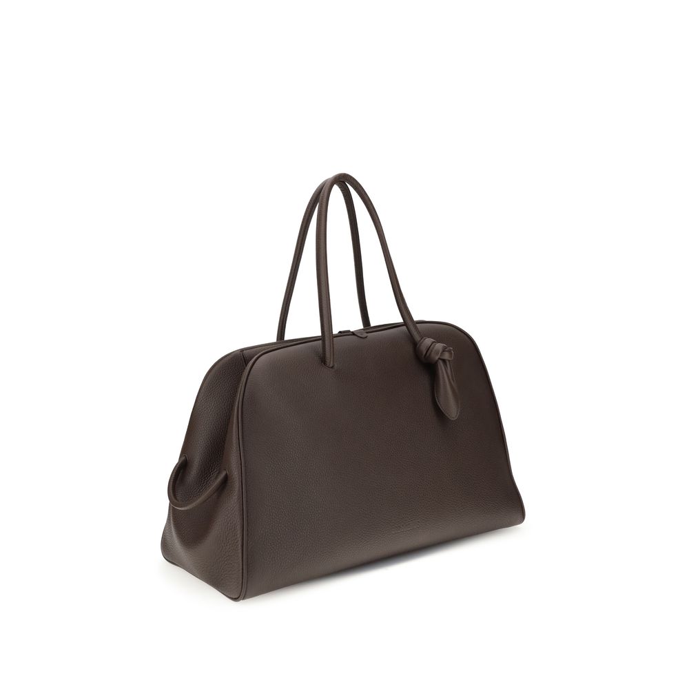 Jacquemus Brown Calf Leather Bos Taurus Handbag