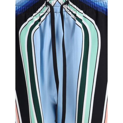 Casablanca Multicolor Silk Bermuda Shorts Casablanca