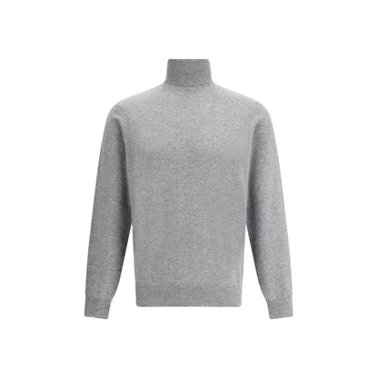 Brunello Cucinelli Gray Cashmere Cashmere Sweater Brunello Cucinelli