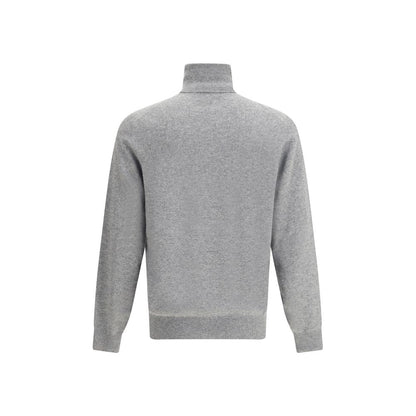 Brunello Cucinelli Gray Cashmere Cashmere Sweater Brunello Cucinelli