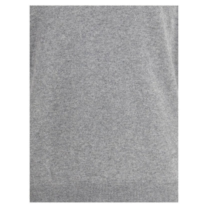 Brunello Cucinelli Gray Cashmere Cashmere Sweater Brunello Cucinelli