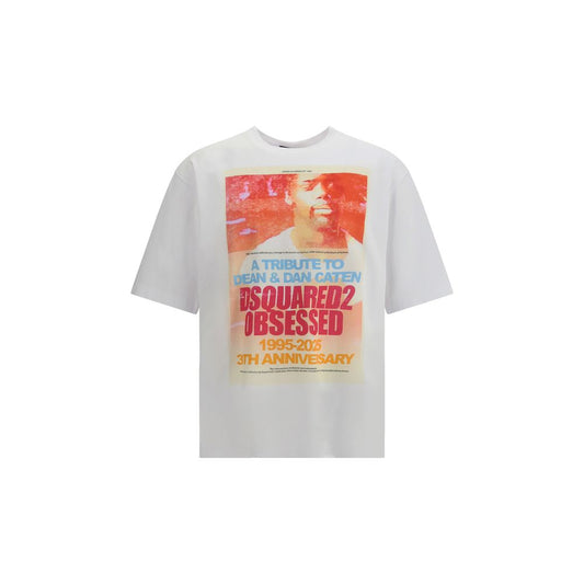Dsquared² White Cotton T-Shirt Dsquared²