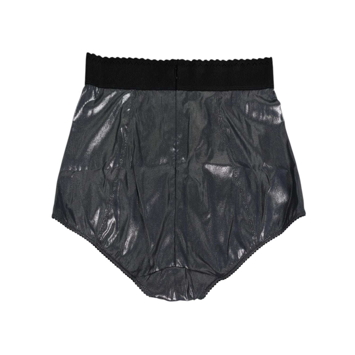 Dolce & Gabbana Gray Silk Stretch Slip Girdle Panty Underwear