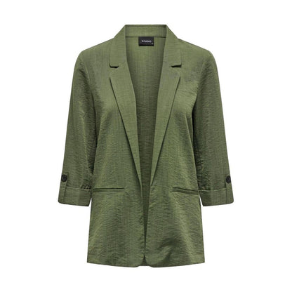 Only Green Viscose Blazer 1728,71956299936,Blazers - Suits & Blazers - Clothing,Clothing,Green,IT38|XS,IT40|S,IT42|M,IT44|L,New with tags,Only,Suits & Blazers - Clothing,Women