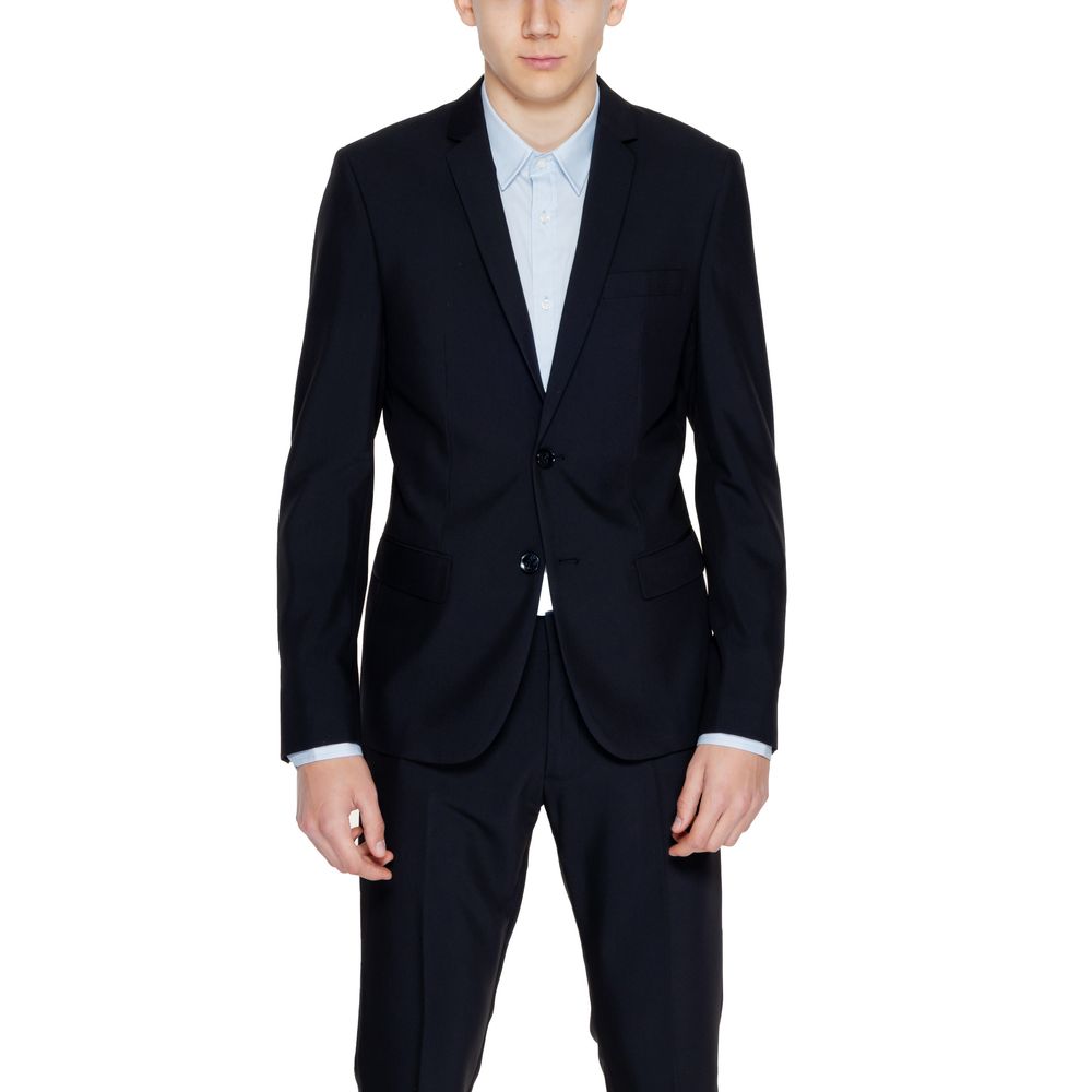 Antony Morato Black Polyester Blazer Antony Morato
