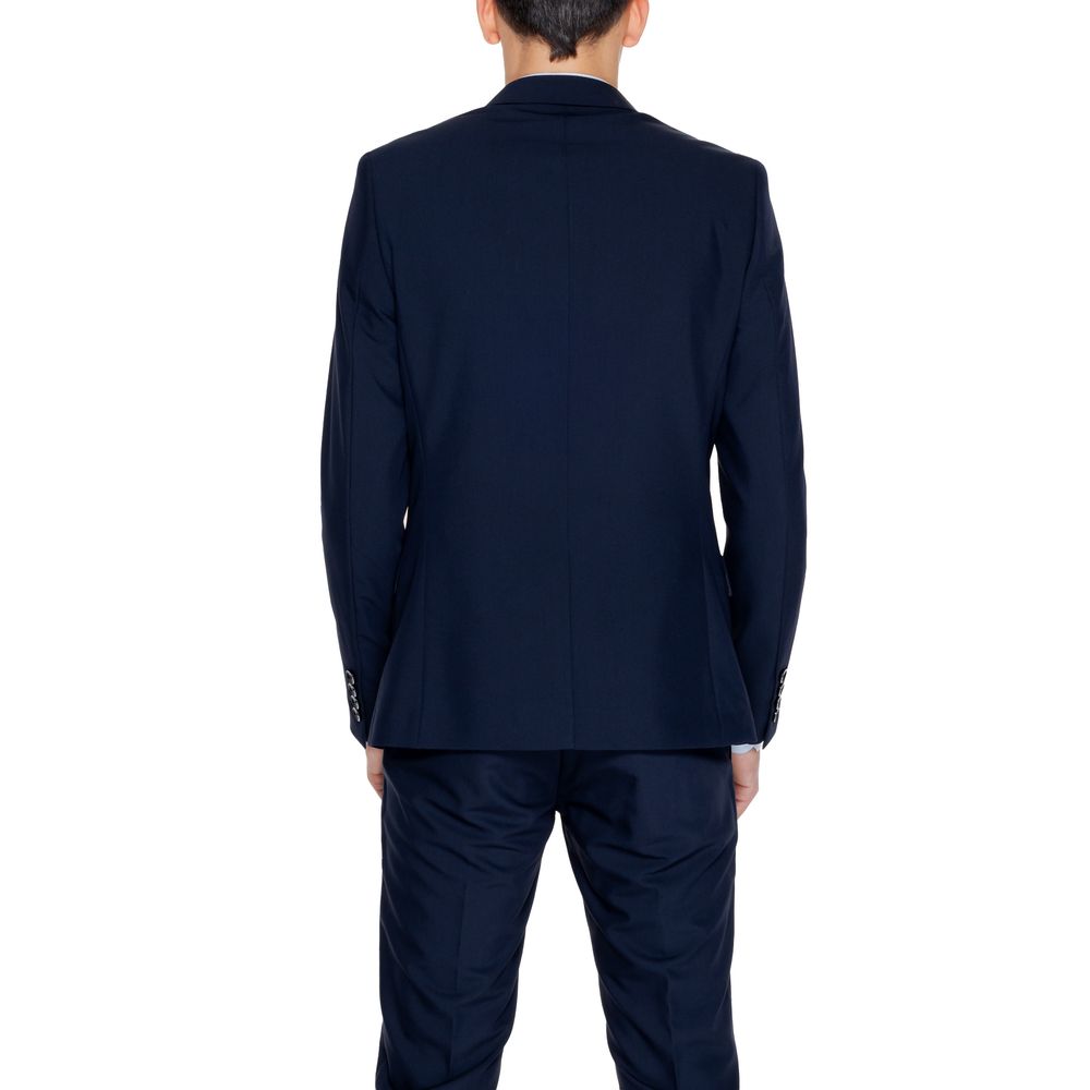 Antony Morato Blue Polyester Blazer Antony Morato