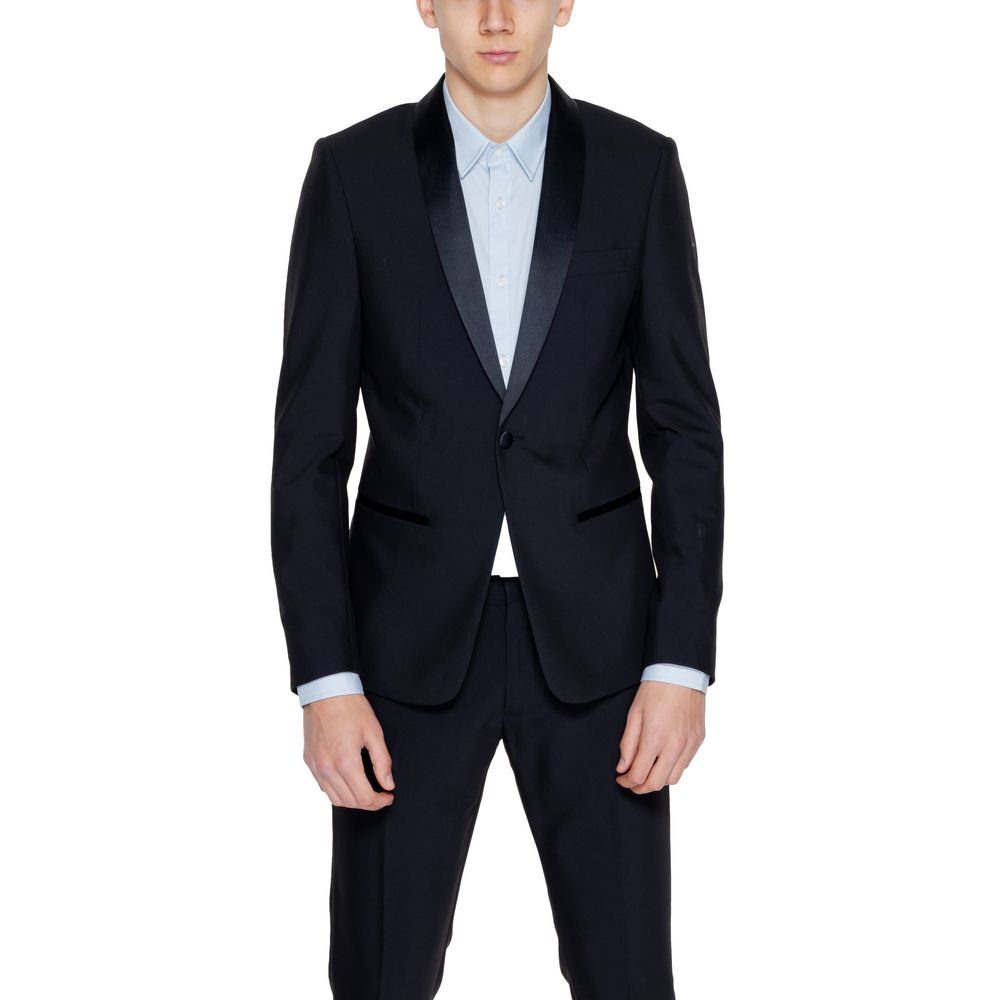 Antony Morato Black Polyester Blazer Antony Morato
