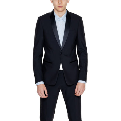 Antony Morato Black Polyester Blazer Antony Morato