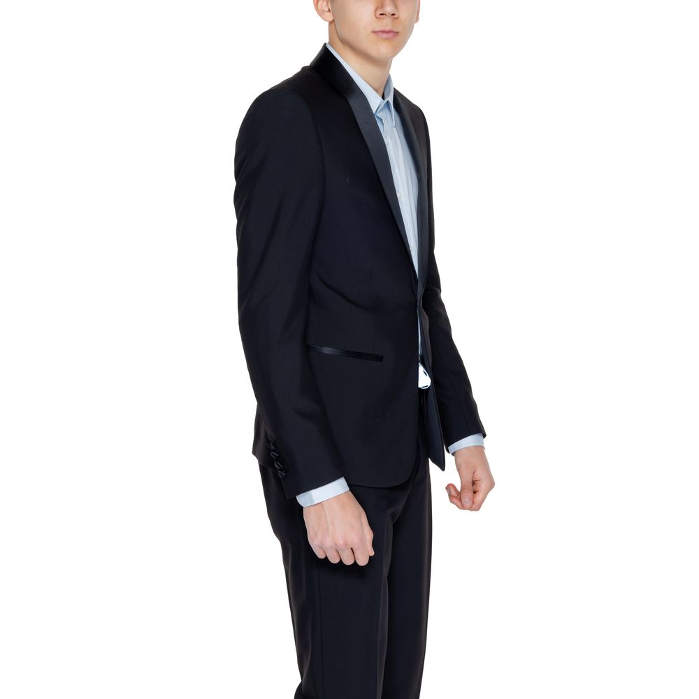 Antony Morato Black Polyester Blazer Antony Morato
