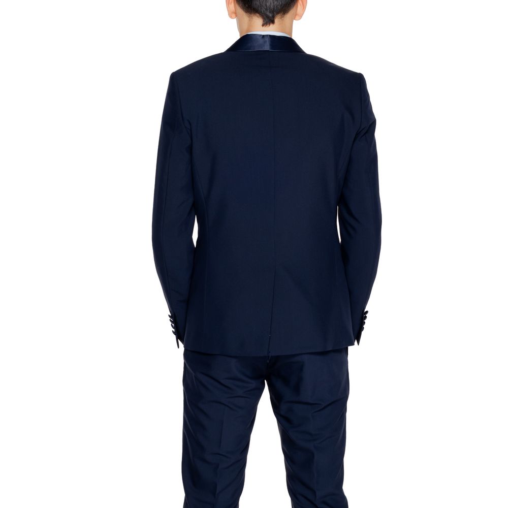 Antony Morato Blue Polyester Blazer Antony Morato