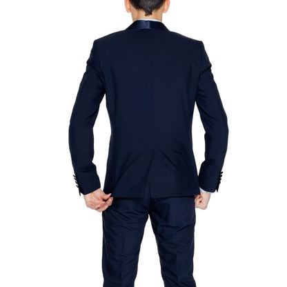 Antony Morato Blue Polyester Blazer Antony Morato