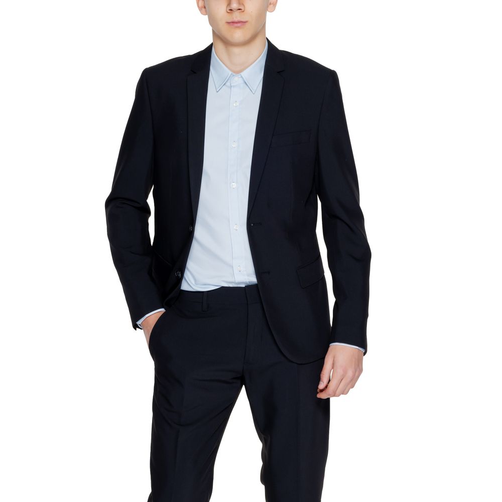 Antony Morato Black Polyester Blazer Antony Morato