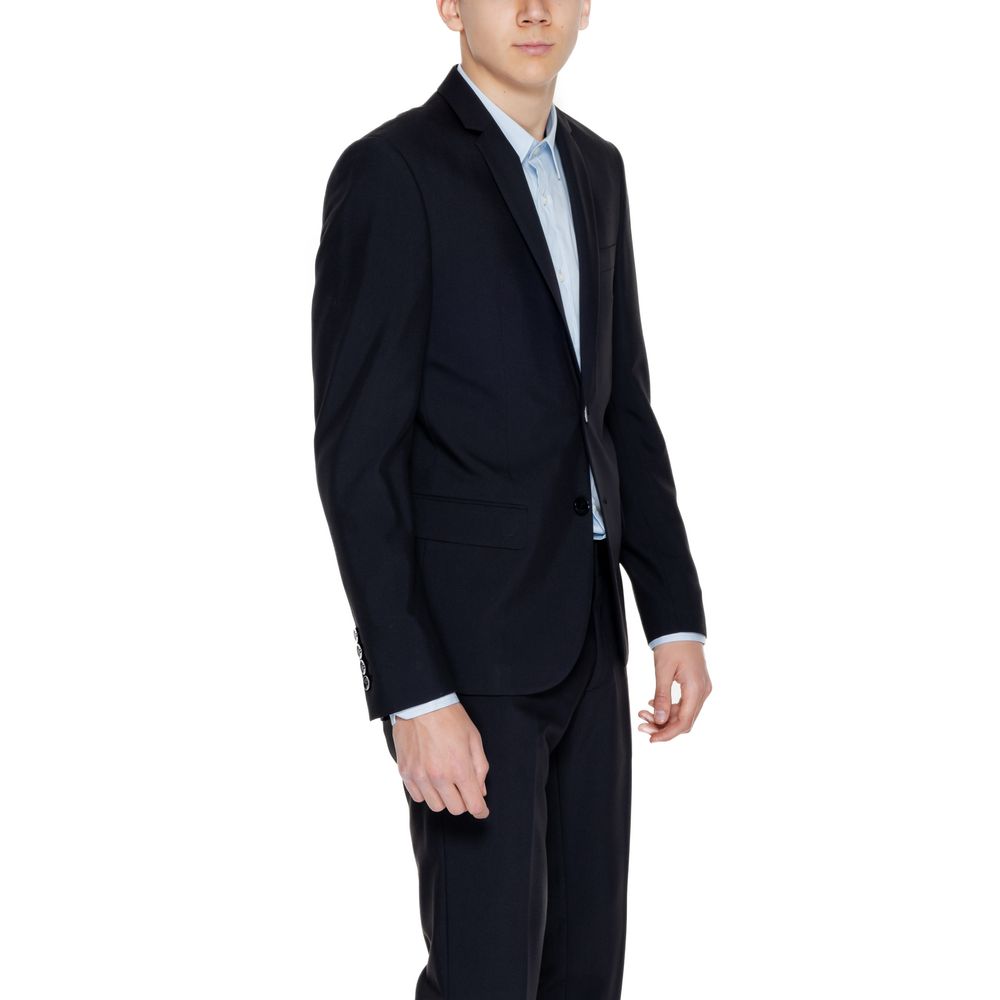 Antony Morato Black Polyester Blazer Antony Morato