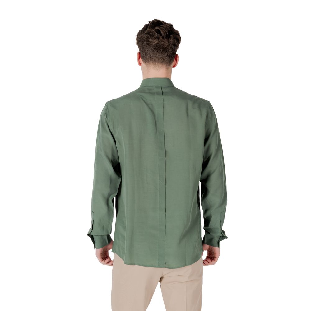 Antony Morato Green Lyocell Shirt