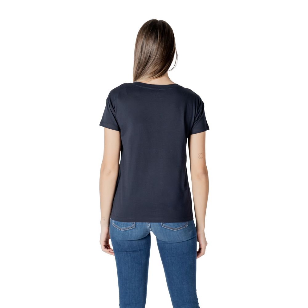 Armani Exchange Blue Cotton T-Shirt