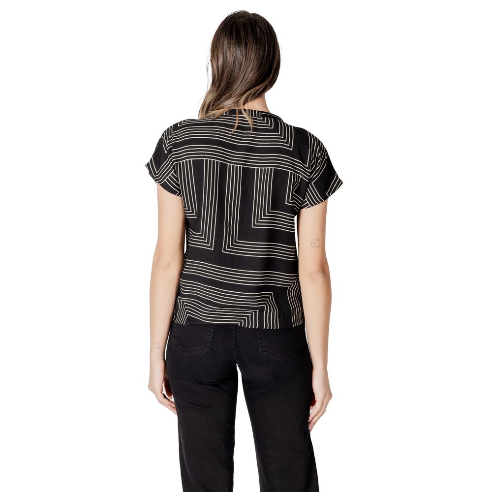 Jacqueline De Yong Black Viscose Sportswear