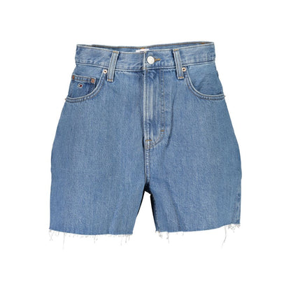 Tommy Hilfiger Blue Cotton Women Short