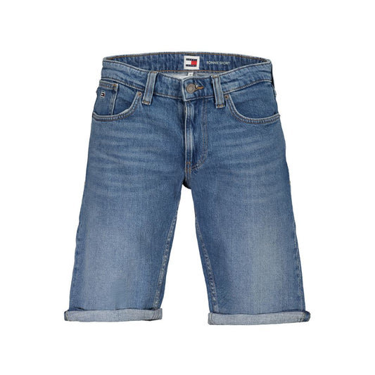 Tommy Hilfiger Blue Cotton Shorts Tommy Hilfiger