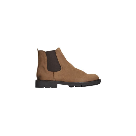 Roberto Pepe Luxury Brown Calfskin Men Boot Roberto Pepe Luxury