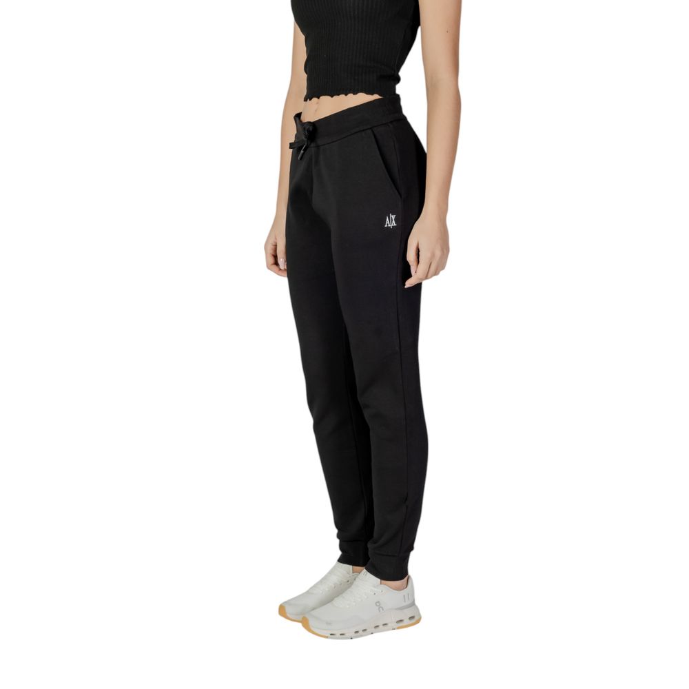 Armani Exchange Black Cotton Joggers (Workout Pants) Armani Exchange