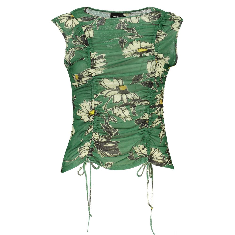 Desigual Verde Polyester Women Tank Top