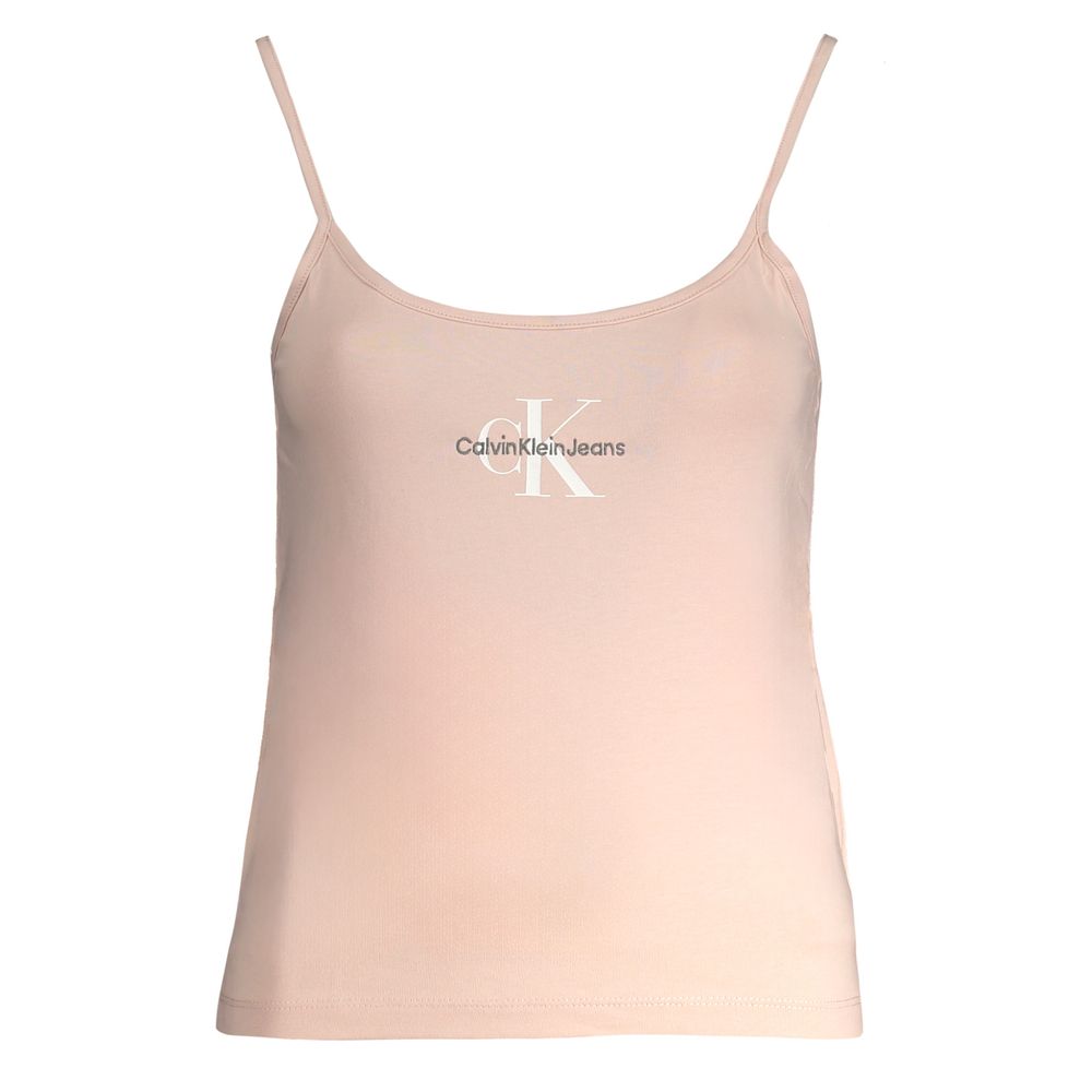 Calvin Klein Rosa Cotton Women Canotta