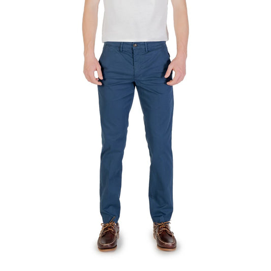 Borghese Blue Cotton Skinny Pants 1728,71956299936,Blue,Borghese,Clothing,IT54 | XXL,Men,New with tags,Pants - Clothing,Skinny Pants - Pants - Clothing