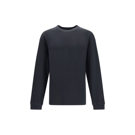Dolce & Gabbana Black Cotton Sweatshirt Dolce & Gabbana
