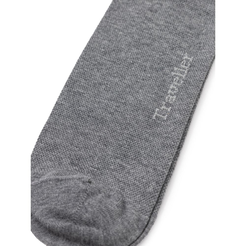 ZEGNA Gray Cotton Socks 1728,43-44,45-46,67397976224,Clothing,Gray,Men,New with tags,Socks - Underwear - Clothing,Underwear - Clothing,ZEGNA