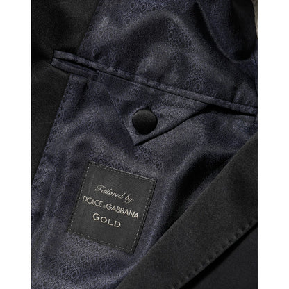 Dolce & Gabbana Black GOLD 1 Button Suit Jacket Men Blazer