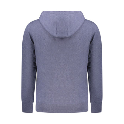 Accademia Militare Blue Cotton Men's Hooded Sweater