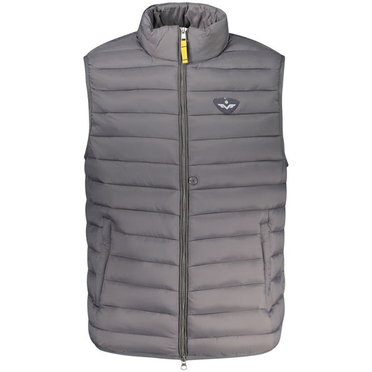 Armata Di Mare Grigio Poliammide Mens Jacket 1728,67403481248,Armata Di Mare,Clothing,Gray,Jackets & Coats - Clothing,L,M,Men,New with tags,S,Sleveless Jacket - Jackets & Coats - Clothing,XL,XXL