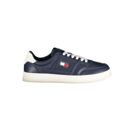 Tommy Hilfiger Blue Leather Men Sneaker 1728,67403481248,Athletic - Sneakers - Shoes,Blue,EU40/US7,EU41/US8,EU42/US9,EU43/US10,EU44/US11,EU45/US12,EU46,Men,New with tags,Shoes,Sneakers - Shoes,Tommy Hilfiger