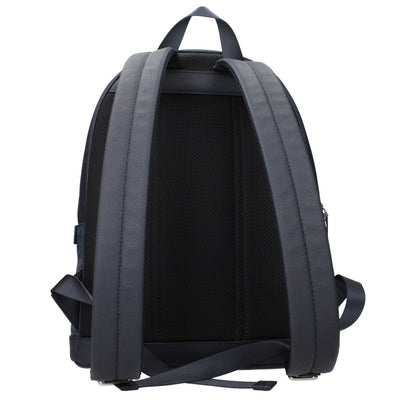 Michael Kors Blue Fabric Backpack