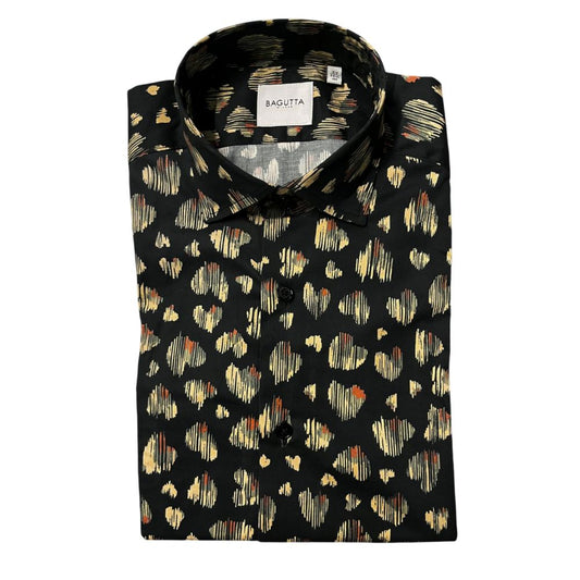 Bagutta Multicolor Cotton Men Shirt 1728,4XL,67345744032,Bagutta,Clothing,IT44 | XS,L,M,Men,Multicolor,New with tags,Pattern - Shirts - Clothing,S,Shirts - Clothing,XL,XS,XXL