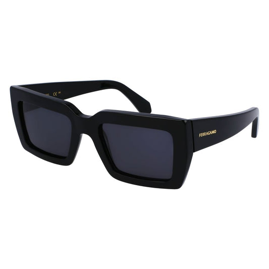 Ferragamo Black Acetate Sunglasses 1728,67434610848,Accessories,Black,Ferragamo,Glasses and Sunglasses - Accessories,New with tags,Sunglasses - Glasses and Sunglasses - Accessories,Women