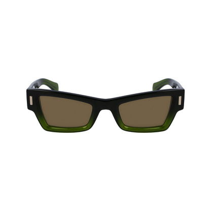 Ferragamo Bicolor Acetate Sunglasses