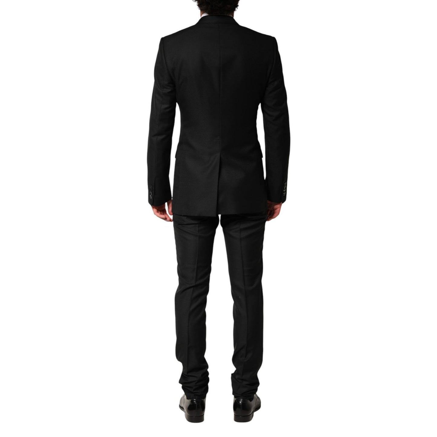 Dolce & Gabbana Black Embellished Single Breasted 2 Pc Suit