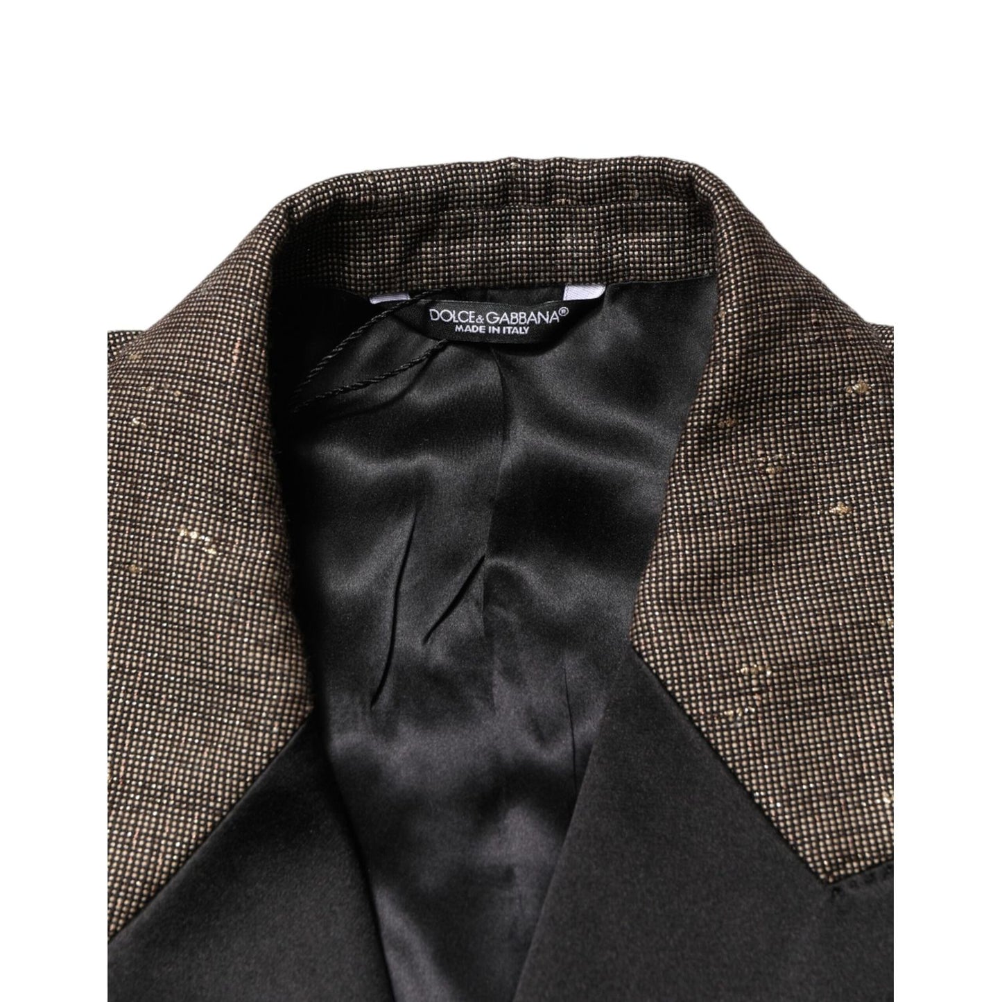 Dolce & Gabbana Gray Double Breasted 2 Button Jacket Blazer