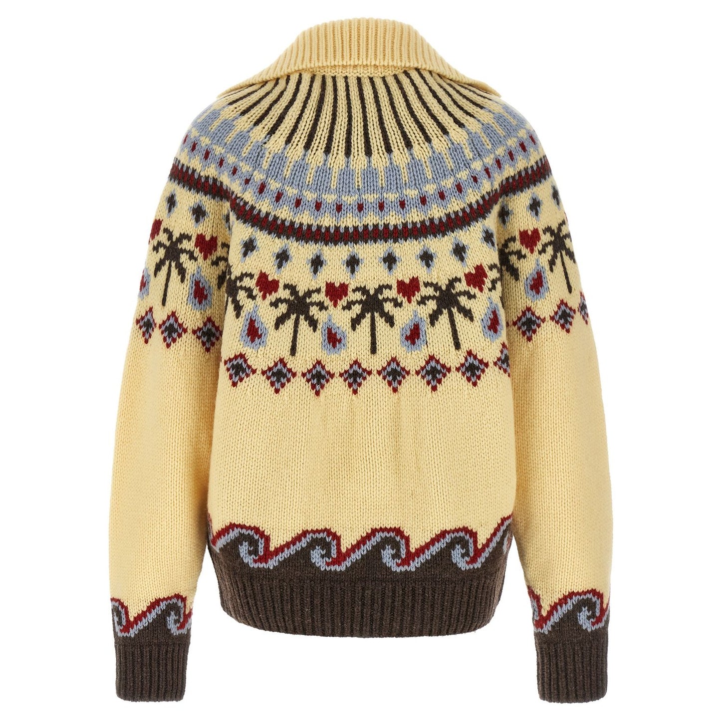 Alanui Multicolor Virgin Wool Cardigan