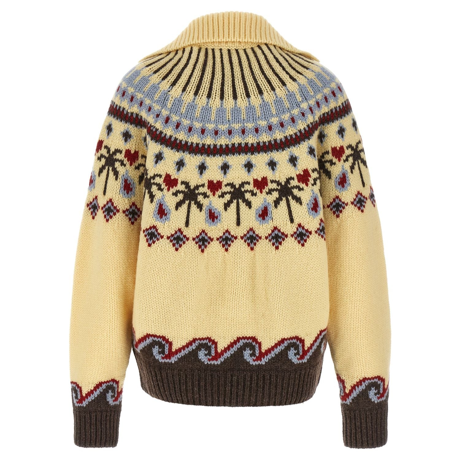 Alanui Multicolor Virgin Wool Cardigan