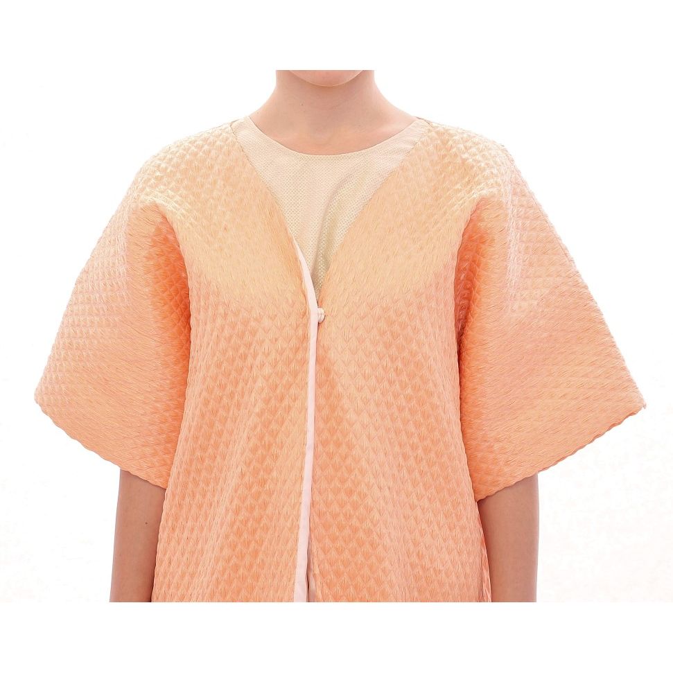 Andrea Incontri Pink Short Sleeves Jacket Coat