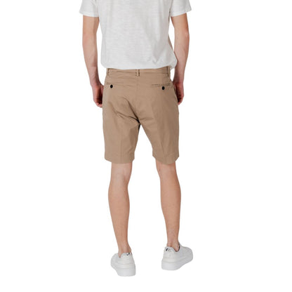Antony Morato Beige Cotton Bermuda Shorts Antony Morato