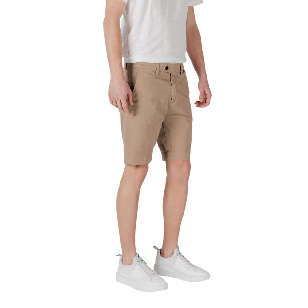 Antony Morato Beige Cotton Bermuda Shorts Antony Morato