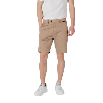Antony Morato Beige Cotton Bermuda Shorts Antony Morato